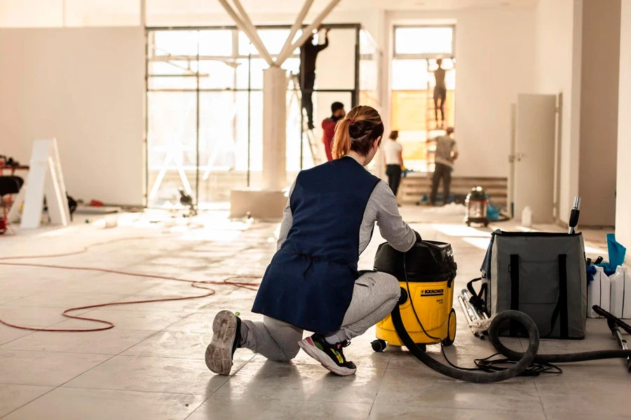 Detalle de limpieza fina